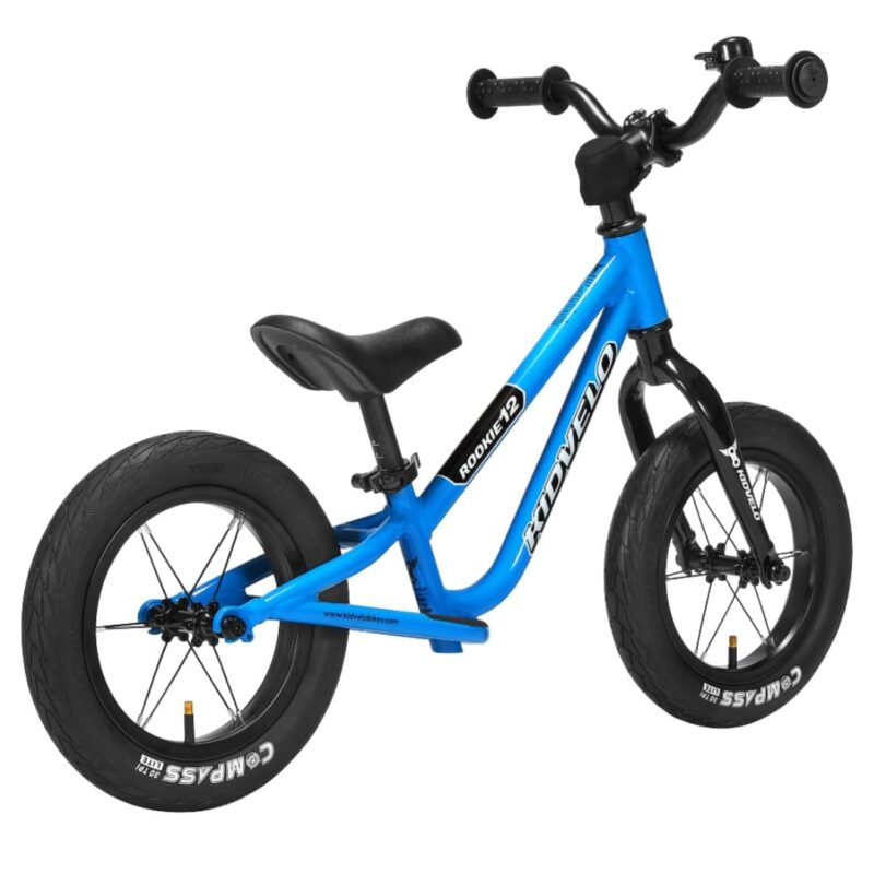 Kidvelo Rookie 12 inch Balance Bike - Azure Blue