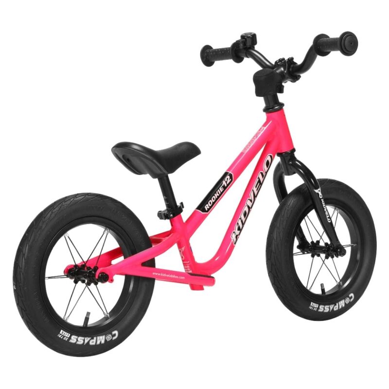 Kidvelo Rookie 12 inch Balance Bike - Neon Pink
