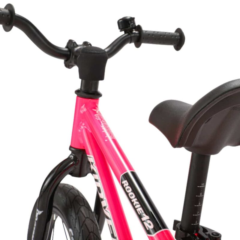 Kidvelo Rookie 12 inch Balance Bike - Neon Pink