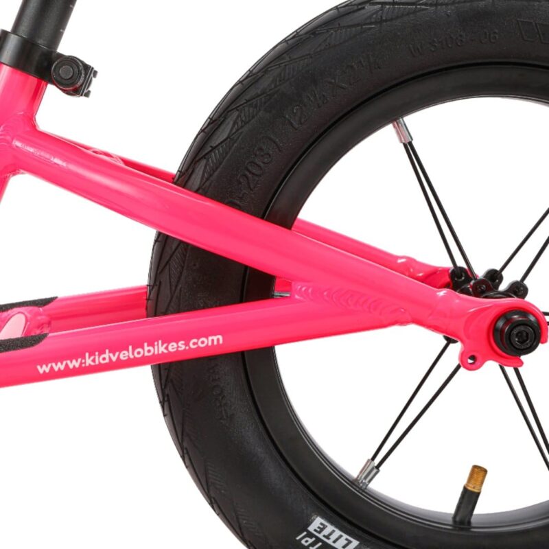 Kidvelo Rookie 12 inch Balance Bike - Neon Pink