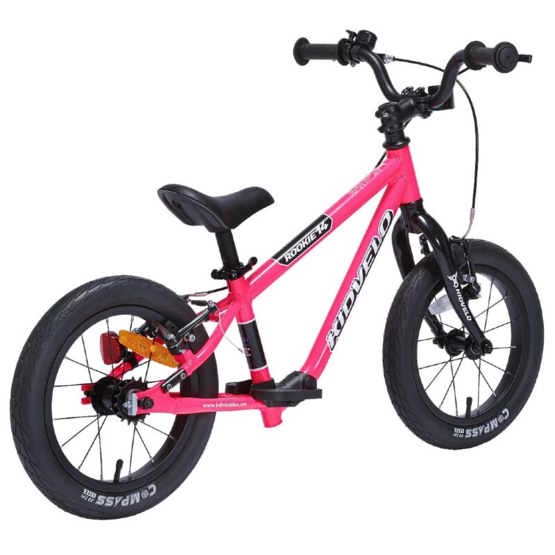 Kidvelo Rookie 14 inch Balance Bike - Neon Pink