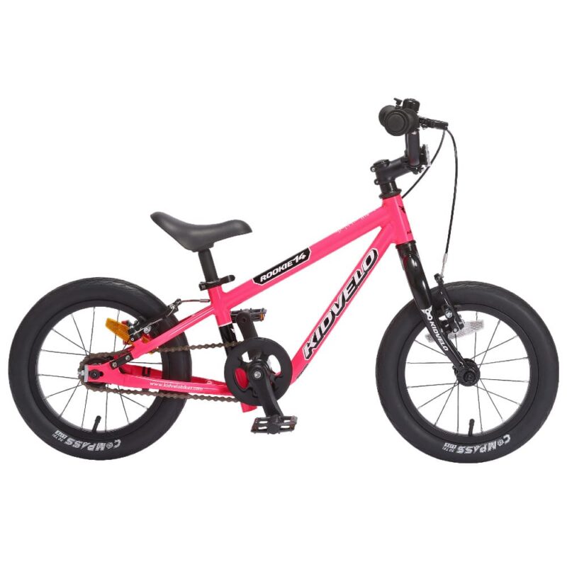 Kidvelo Rookie 14 inch Balance Bike - Neon Pink